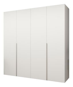 Šatní skříň 200 cm Alice 1 (bílá + kašmír)