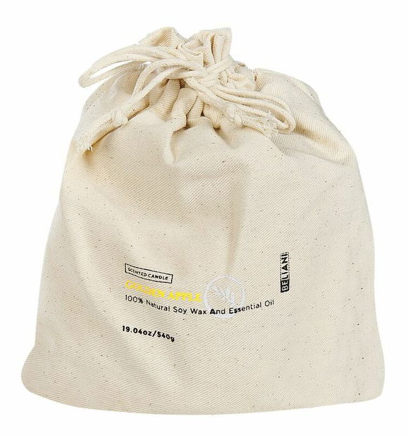 Sójová svíčka s vůní jablka Beretta (žlutá)