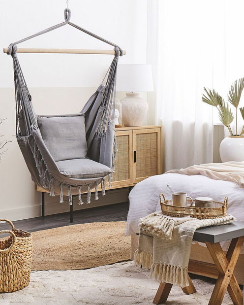 Závěsné křeslo Blythe (světle šedá)