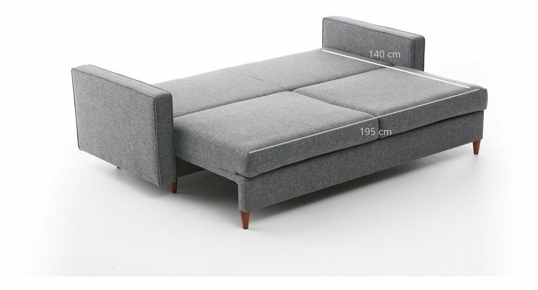 Pohovka trojsedačka Evelyn (Šedá)