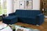 Rohová sedací souprava Ricky (tmavě modrá)