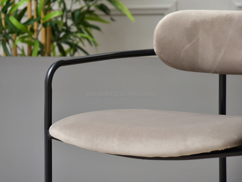 Židle Viola (béžová + černá)