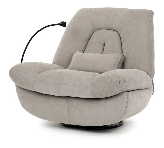 Polohovací křeslo Tratado (lanýžová)