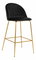 Barová židle Llonina (černá)