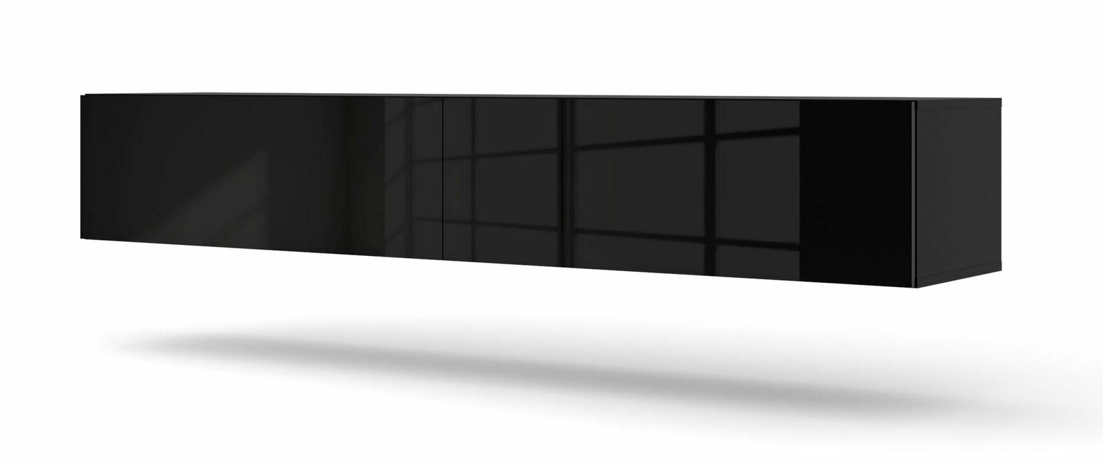 TV stolek/skříňka Banksy 180 (černá lesklá)