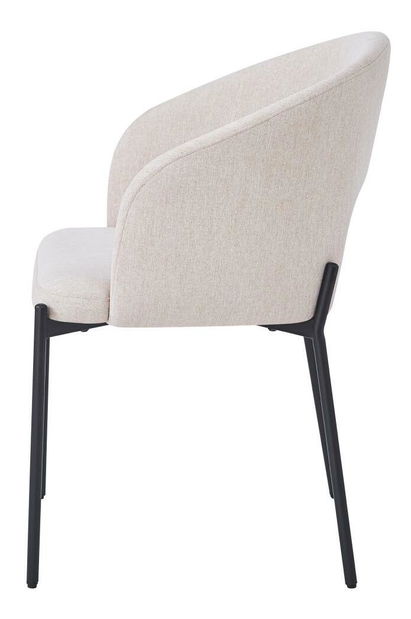 Jídelní židle Lunka (béžová + černá)