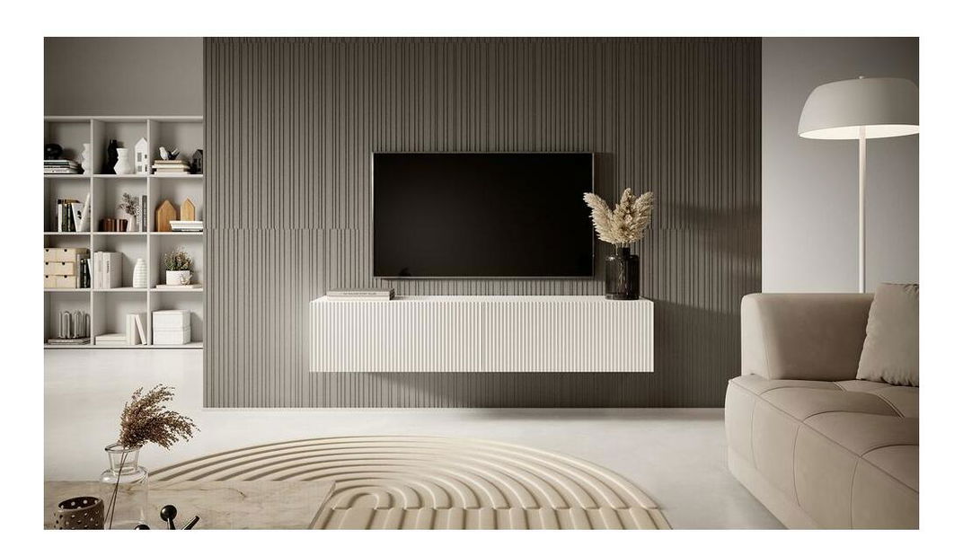 TV skříňka/stolek Vertigo 140 (bílá)