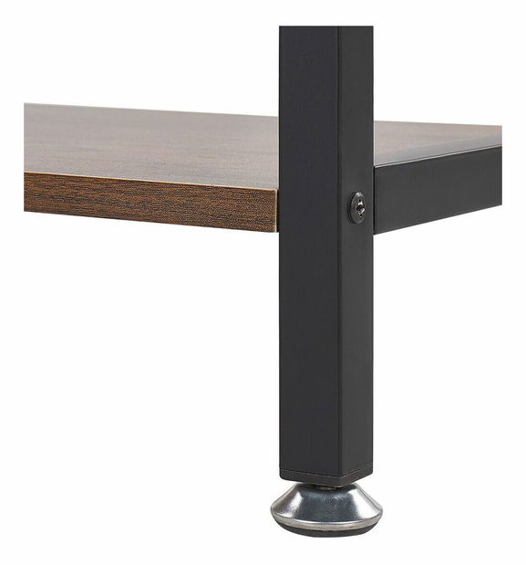 Regál DOLLO (tmavé dřevo)