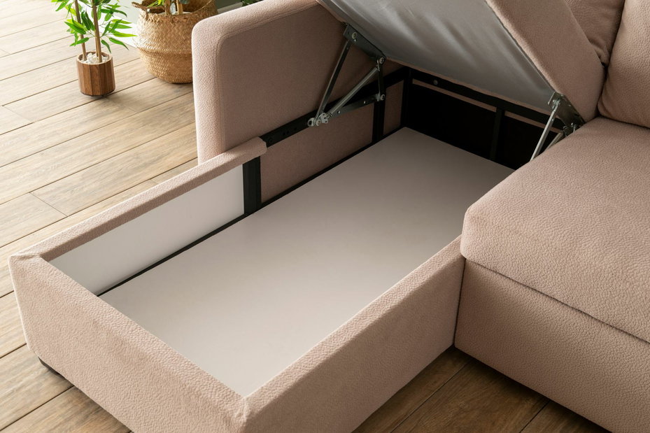 Rohová sedačka Kadina (petrolejová) (L)