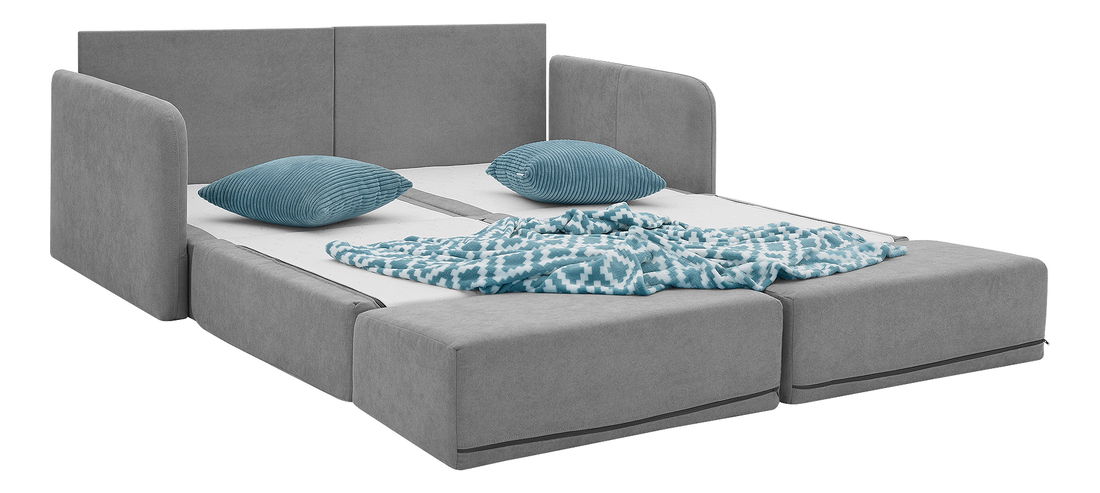 Rozkládací pohovka Borta (šedá)