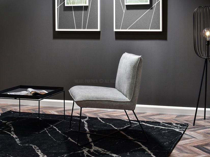 Relaxační křeslo Pakorabanas (šedá + černá)