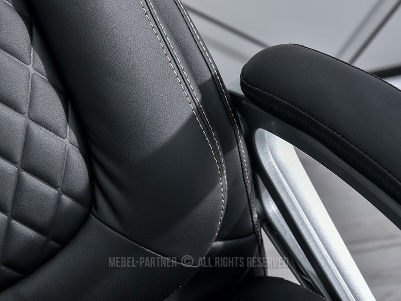 Křeslo Gabby (černá + šedá)