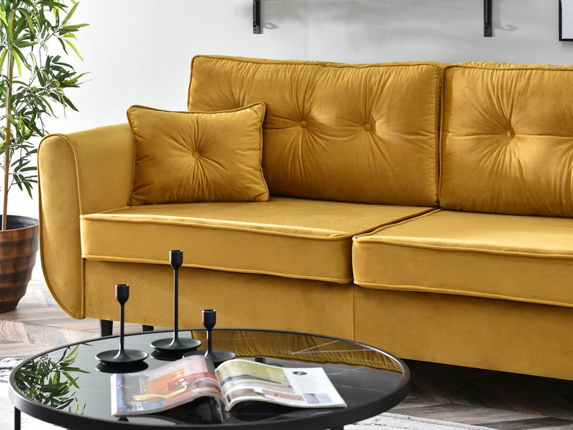 Pohovka dvousedačka Bacteria (černá)