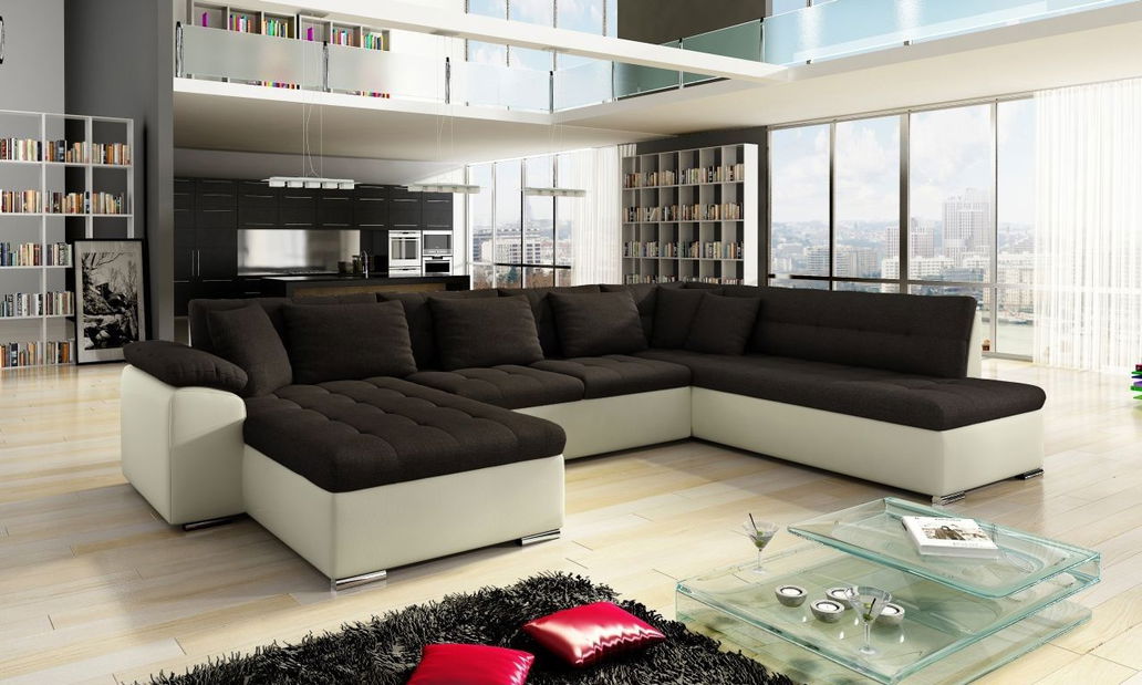 Rohová sedací souprava Talia (rezavá)