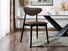 Jídelní židle KD 65 C (černá + hnědá)