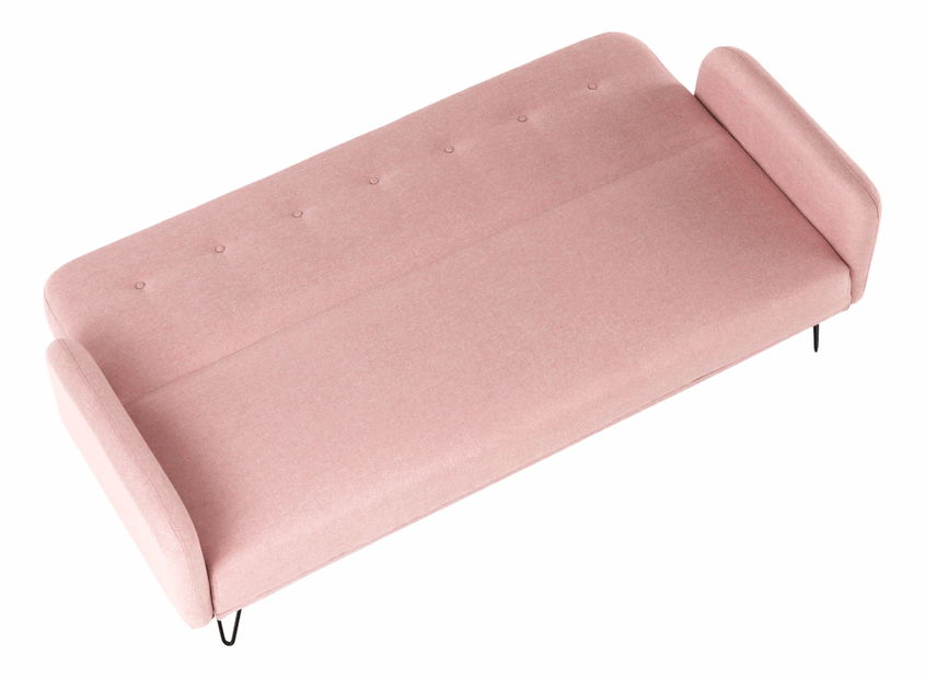 Rozkládací pohovka Pulsiana (růžová)