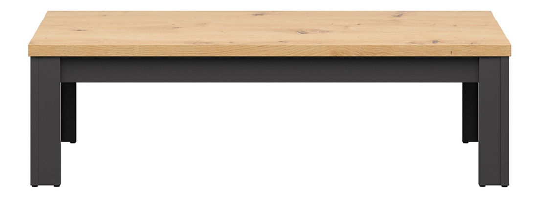 Konferenční stolek BRW Hesen LAW/4/13 (grafit + dub artisan)
