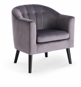 Křeslo Margareta (šedá)