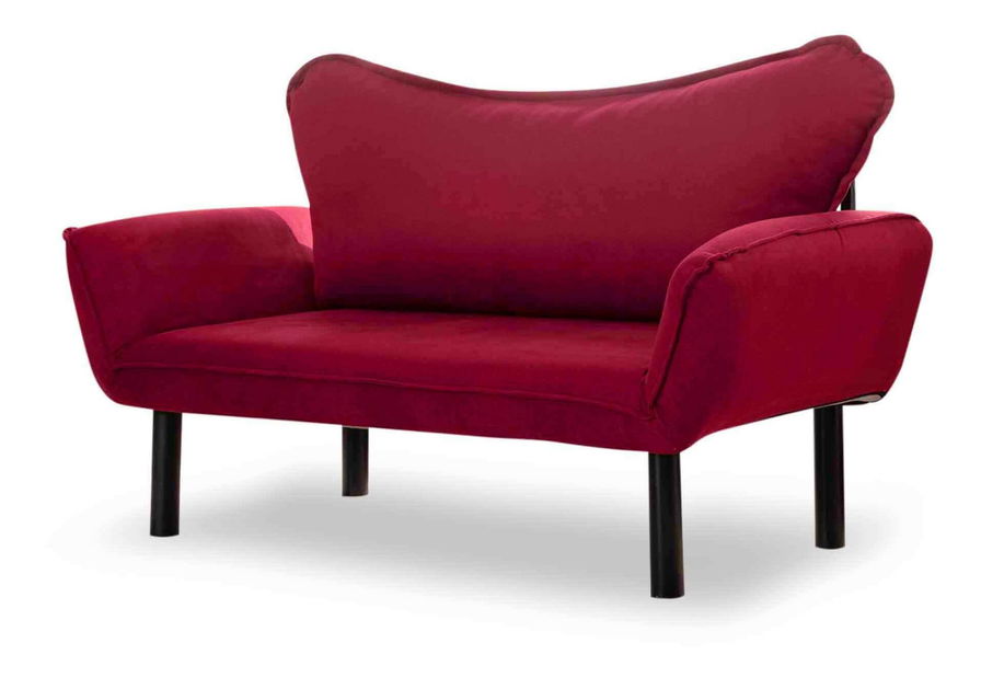 Rozkládací pohovka dvoused Chatty (bordó)