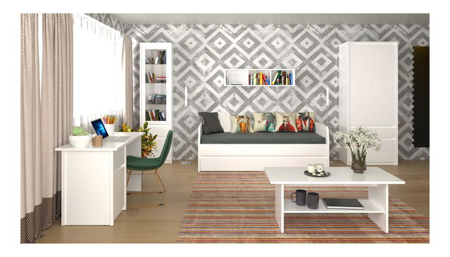 Studentský pokoj Ethan 1 (bílá)