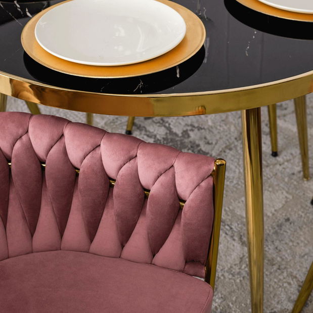 Jídelní židle Cayendo (růžová)