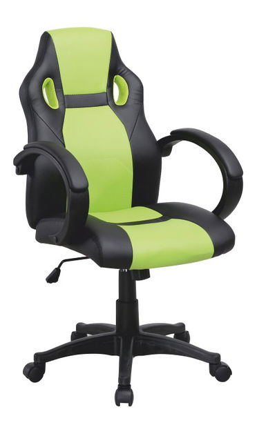 Kancelářské křeslo Lester (černá + zelená)