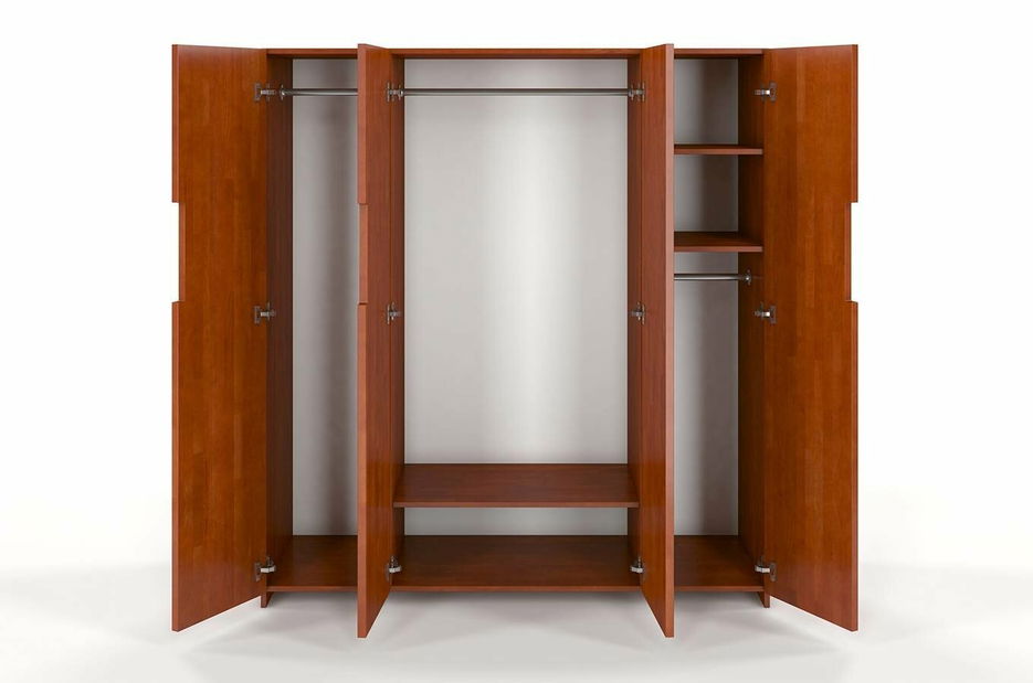 Šatní skříň Naturlig Larsos 4D (buk)