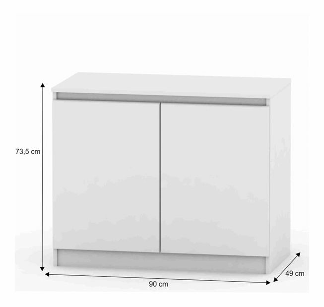 Skříňka Hannah New 08 (bílá)