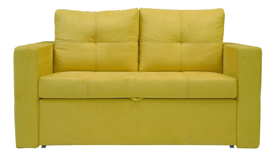 Pohovka dvojsed BRW Bunio 2FBK žlutá