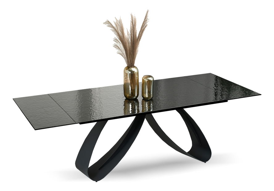 Jídelní stůl Prego (antracitová + černá)