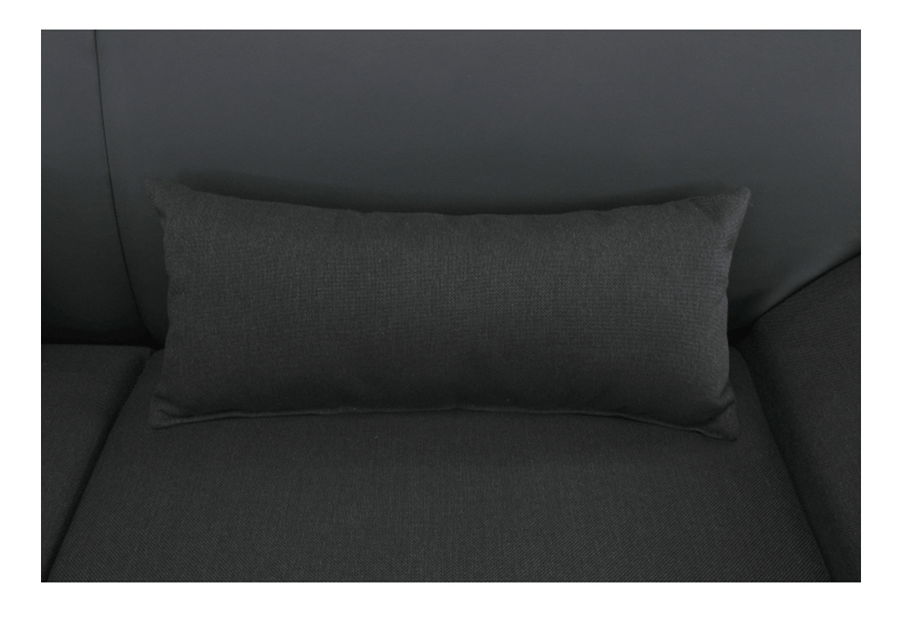 Rohová sedací souprava Emma (černá) (L)