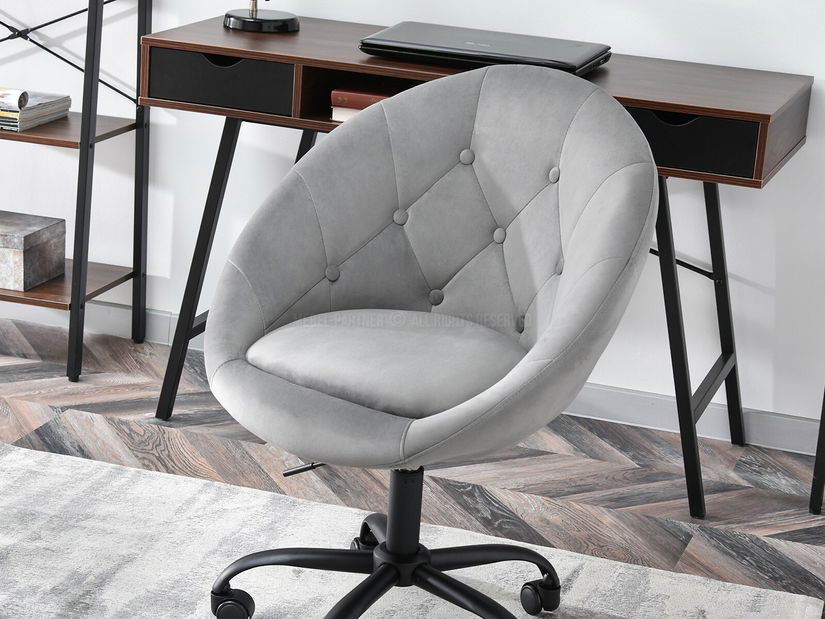 Křeslo Lush 4 (šedá + černá)