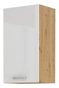 Horní kuchyňská skříňka Arryn 40 G-72 1F (dub artisan + lesk bílý)