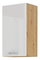 Horní kuchyňská skříňka Arryn 40 G-72 1F (dub artisan + lesk bílý)
