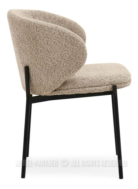 Židle Marleen (tmavobéžová + černá)