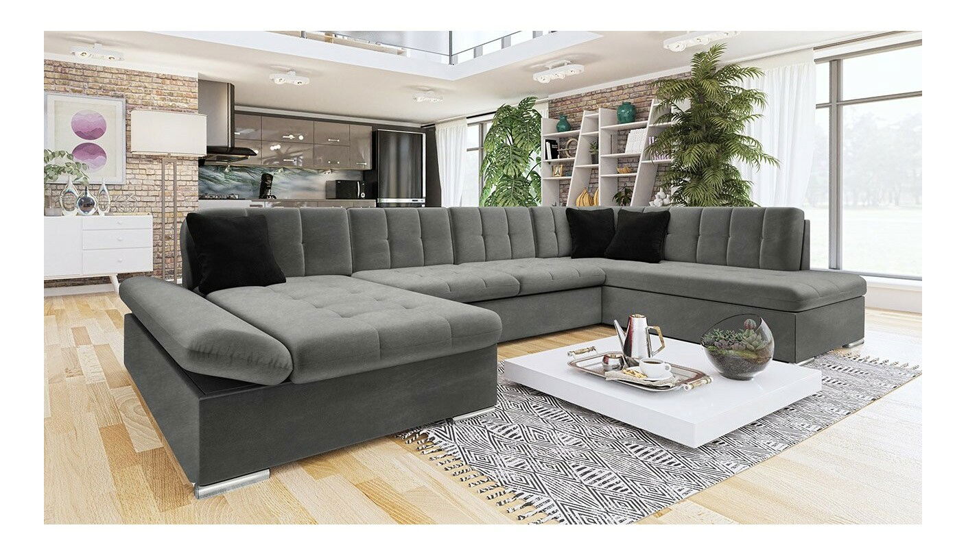 Rohová sedačka Calla (L) U (Magic velvet 2217 + Magic velvet 2219)