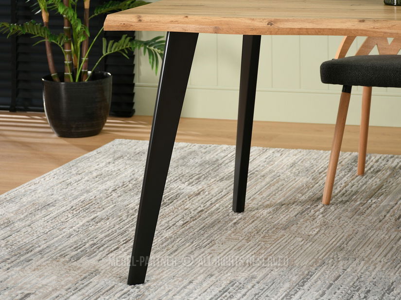 Jídelní stůl Maui (dub + černá)