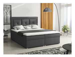 Manželská postel 160cm Koala (tmavě šedá)