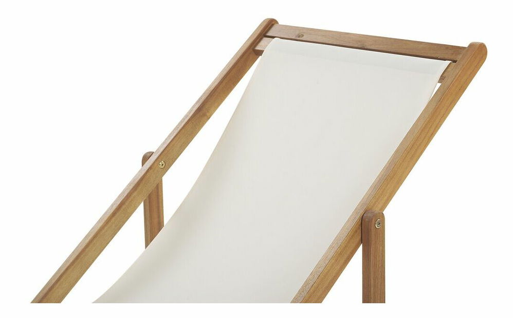 Zahradní lehátko ANIZO (dřevo) (světlohnědá)