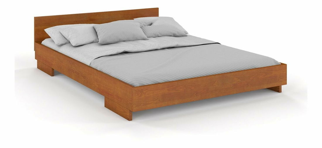 Manželská postel 160 cm Naturlig Larsos (borovice)