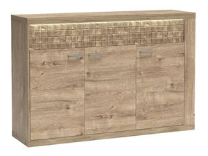 Komoda Nature 08 (s LED osvětlením) (dub ribbeck)