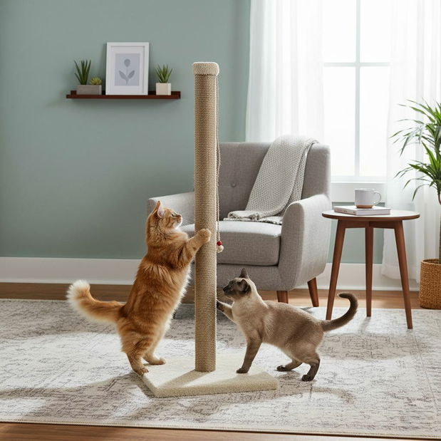 Škrabadlo pro kočky Areo (šedá)