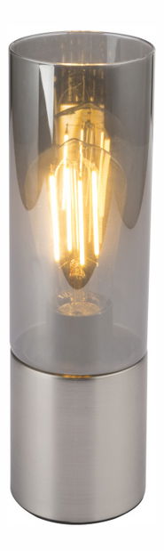 Stolní svítidlo Annika 21000N (moderní/designové) (nikl + kouřová)