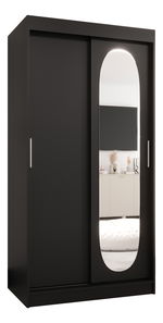 Šatní skříň 100 cm Ronny (černá)