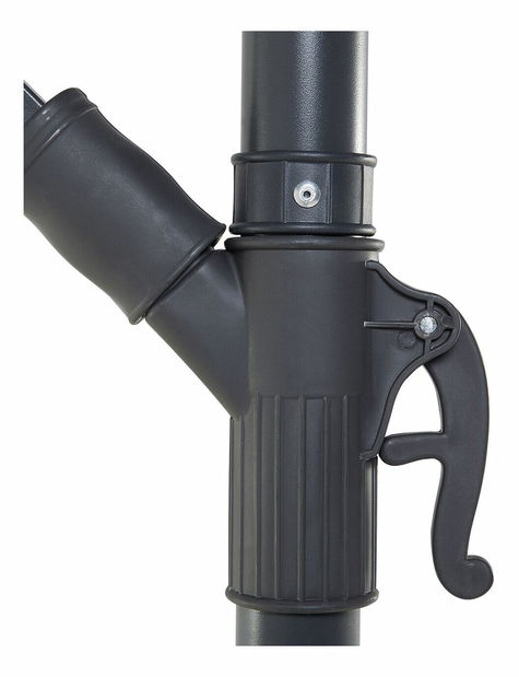 Zahradní slunečník RAVERA (tmavě šedá)