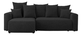 Rohová sedačka Denia (L) (černá)