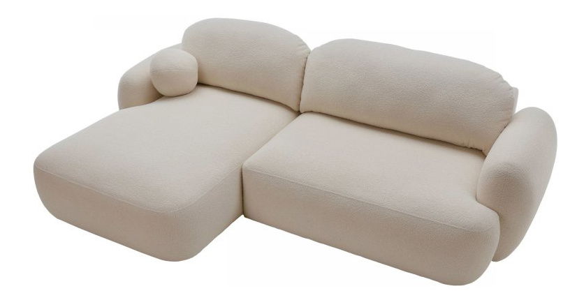 Rohová sedací souprava Monty (světlobéžová)