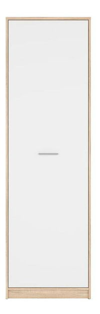 Policová skříň BRW Nepo Plus 22 (dub sonoma + bílá)