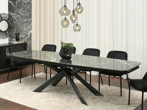 Jídelní stůl Deportaron (zelená + černá)