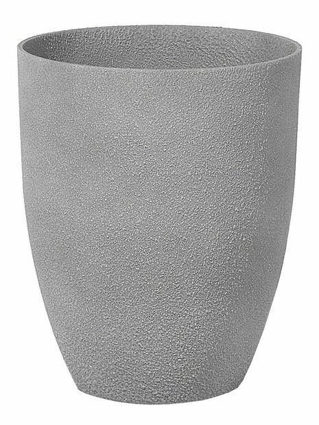 Květináč CROSS 42x35x35 cm (kámen) (šedá)